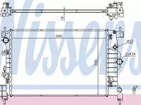 Radiator racire motor 61697 NISSENS pentru Chevrolet Aveo Chevrolet Sonic Chevrolet Tracker Chevrolet Trax