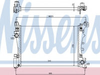 Radiator racire motor 61917 NISSENS pentru Fiat Punto Fiat Grande