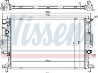 Radiator racire motor 620152 NISSENS pentru Ford S-max