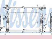 Radiator racire motor 63029A NISSENS pentru Opel Astra Opel Zafira