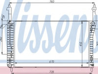 Radiator racire motor 63119 NISSENS pentru Opel Antara Chevrolet Captiva