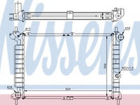 Radiator racire motor 63291A NISSENS