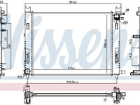 Radiator racire motor 637627 NISSENS pentru Dacia Lodgy Dacia Sandero Dacia Logan Renault Clio Dacia Dokker Renault Captur Renault Loganstepway Renault Symbol Renault Thalia Renault Lodgy Dacia Duster Nissan Micra Renault Sanderostepway
