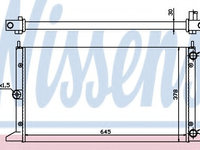 Radiator racire motor 63991 NISSENS pentru Vw Sharan Ford Galaxy Seat Alhambra