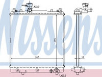 Radiator racire motor 64204 NISSENS