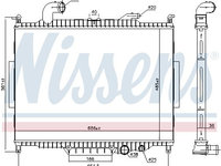 Radiator racire motor 64330 NISSENS pentru Land rover Range rover