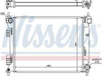 Radiator racire motor 67611 NISSENS pentru Hyundai I20 Kia Rio Hyundai Accent Hyundai Solaris Hyundai Verna