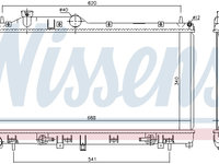 Radiator racire motor 67725 NISSENS