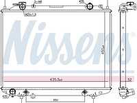 Radiator racire motor 68535 NISSENS pentru Ford Ranger Mazda Bt-50