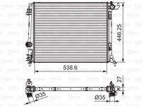 Radiator racire motor 701662 VALEO pentru Renault Megane Renault Talisman Renault ScEnic Renault Grand