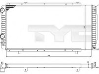 Radiator racire motor 709-0014-R TYC pentru Peugeot Boxer Fiat Ducato CitroEn Jumper CitroEn Relay