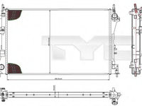 Radiator racire motor 725-0010 TYC pentru Opel Vectra Opel Signum