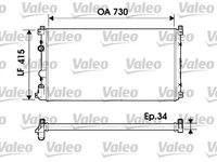 Radiator, racire motor (732918 VALEO) NISSAN,OPEL,RENAULT,VAUXHALL