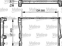 Radiator, racire motor (734276 VALEO) BMW