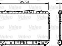 Radiator racire motor 735159 VALEO pentru Daewoo Nubira Daewoo Lacetti Chevrolet Lacetti Chevrolet Nubira Chevrolet Optra