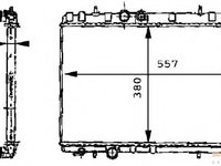 Radiator racire motor 8MK 376 717-531 HELLA pentru Peugeot 206