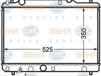 Radiator, racire motor (8MK376724581 HELLA) SUZUKI