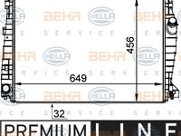 Radiator, racire motor (8MK376764331 HELLA) ALFA ROMEO