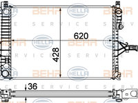 Radiator, racire motor (8MK376774221 HELLA) VOLVO