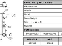 Radiator, racire motor (AC280232 MAXGEAR) MERCEDES-BENZ,VW