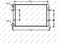 Radiator, racire motor (AD320R012 PRASCO) AUDI,SEAT,SKODA,VW