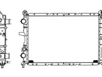 Radiator racire motor Alfa Romeo 145 (930), 146 (930), 155 (167), Fiat Coupe (Fa/175), Tempra (159), Tipo (160), Lancia Dedra (835), Delta 2 (836)