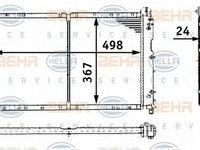 Radiator racire motor ALFA ROMEO 155 1,7-2,0T.S. - Cod intern: W20090626 - LIVRARE DIN STOC in 24 ore!!!