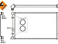 Radiator racire motor (aluminiu) SKODA Octavia I Caroserie inchisa/Combi (1U5) (An fabricatie 08.2000 - 03.2010, 68 - 90 CP, Diesel) - Cod intern: W20151831 - LIVRARE DIN STOC in 24 ore!!!