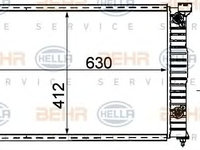 Radiator racire motor AUDI A4 B6/B7 Convertible (8H7, 8HE) (An fabricatie 07.2002 - 03.2009, 136 - 200 CP, Diesel, Benzina) - Cod intern: W20089925 - LIVRARE DIN STOC in 24 ore!!!