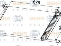 Radiator racire motor AUDI A6 2,4/3,0TDI 05- - Cod intern: W20090922 - LIVRARE DIN STOC in 24 ore!!!