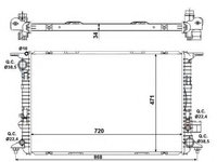 Radiator, racire motor AUDI A8 (4H_) (2009 - 2020) NRF 58439