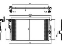 Radiator, racire motor BMW 1 (F20) (2010 - 2020) NRF 58410