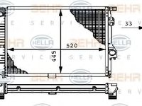 Radiator racire motor BMW 5 Saloon (E39) (An fabricatie 11.1995 - 06.2003, 150 - 193 CP, Benzina) - OEM - MAXGEAR: AC277481 - LIVRARE DIN STOC in 24 ore!!!