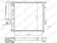 Radiator, racire motor BMW Seria 3 Cabriolet (E36) (1993 - 1999) QWP WRA157 piesa NOUA