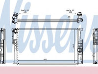 Radiator, racire motor BMW Seria 3 Gran Turismo (F34) (2013 - 2016) NISSENS 60814 piesa NOUA