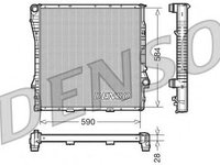 Radiator, racire motor BMW X5 (E53) - DENSO DRM05115