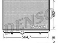 Radiator, racire motor CITROËN C5 II (RC_) (2004 - 2020) DENSO DRM21055