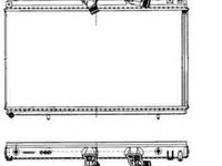 Radiator, racire motor CITROËN C6 (TD_) (2005 - 2020) NRF 50443