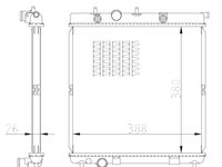 Radiator racire motor CITROEN C3 II SC 1 4 VTi benzina 98 cai NRF 550016 Radiator racire motor CITROEN C3 II SC 1 4 VTi benzina 98 cai NRF 550016