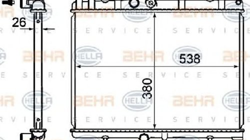 Radiator, racire motor CITROEN C4 LIMUZINA 07