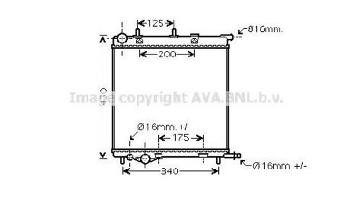 Radiator, racire motor CITROEN DS3 11/2009 - 