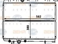 Radiator, racire motor Citroen XSARA (N1), Citroen XSARA Estate (N2), Citroen XSARA cupe (N0) - HELLA 8MK 376 718-161