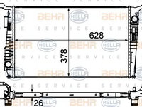 Radiator racire motor DACIA DUSTER - OEM - NRF: NRF53138|53138 - Cod intern: W02183881 - LIVRARE DIN STOC in 24 ore!!!