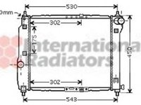 Radiator, racire motor DAEWOO KALOS (KLAS), CHEVROLET KALOS, CHEVROLET KALOS limuzina - VAN WEZEL 81002066