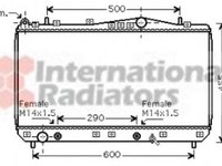 Radiator, racire motor DAEWOO TACUMA (KLAU, U100) - VAN WEZEL 81002053