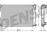 Radiator racire motor DRM02038 DENSO pentru Audi A6