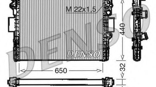 Radiator racire motor DRM12005 DENSO pentru I