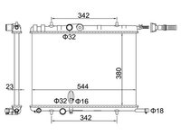 Radiator, racire motor E-KRAFT 1924001909