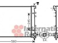 Radiator, racire motor FIAT 500 (312), FIAT 500 C (312), FIAT PANDA (519, 319) - VAN WEZEL 17002387