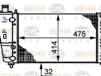 Radiator racire motor FIAT BRAVA (182) - Cod intern: W20090784 - LIVRARE DIN STOC in 24 ore!!!